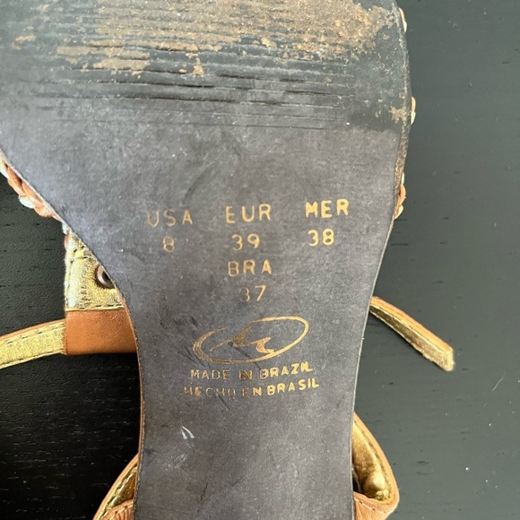 Emporiona Sao Paulo Brown Sandals with Braided Straps size 8 - Picture 7 of 8